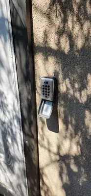 an object is sitting on the side of a building at Private 2-Bedroom Minutes From Trent University in Peterborough