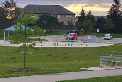 a park with a playground at Lake-Walk House 3 Bed 2 Bath Apt in Hamilton