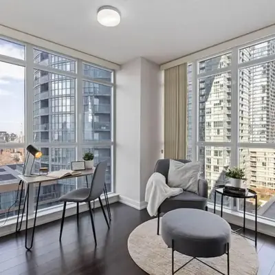 Work From home with Parking WIFI and CN Tower View