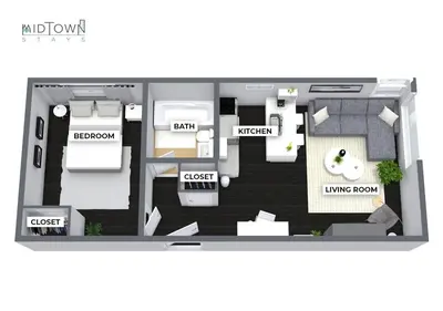 a floor plan of a house with at The Cosmopolitan in Wortley Village in London