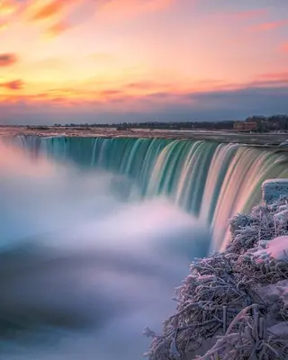 a view of niagara falls at sunset at Vacation paradise in St. Catharines