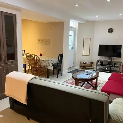 2 bedroom basement with parking