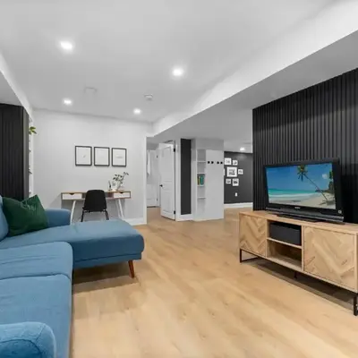 Urban Haven: 2BR/2BA+Office