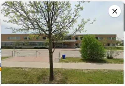 a tree in front of a building with a x on it at \u65b0\u58f9\u5bb6\u6c11\u5bbf202 in Markham