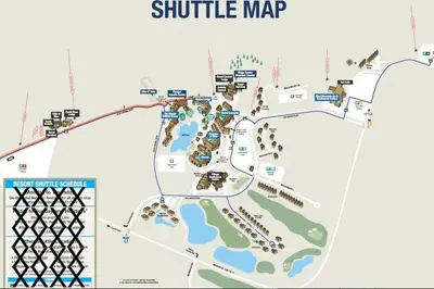 a map of the shillellemitemitemite resort at Mountainside Retreat in Blue Mountains