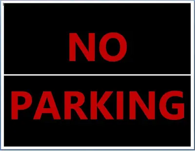a no parking sign with the words no parking at Private Room M A P L E with Attached Full Bathroom in Toronto, ON, Canada in Toronto