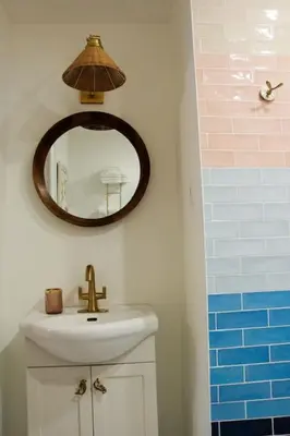 a bathroom with a sink and a mirror at Boutique Accommodation in PEC - Suite 4 in Belleville