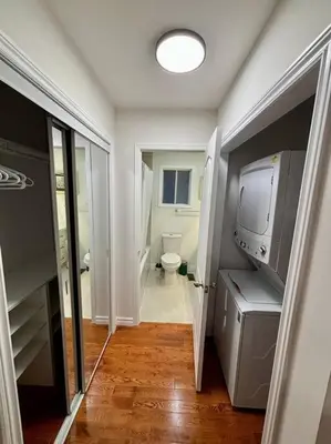 a bathroom with a toilet and a television in it at Charming Family Getaway in Richmond Hill in Richmond Hill