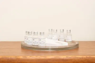 a group of bottles of pills on a table at Room in cozy house close to Lawrence Ave, WiFi, parking in Toronto