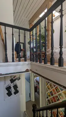 a view from the second floor of a house at Stunning Victorian in Downtown in Toronto