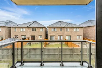 a view from the balcony of a building at Luxury Spacious Apartment 10 min to Airport Wifi in Brampton
