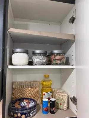 a refrigerator filled with food and other food items at Private 2bedroom Unit, Free Parking, Free from Smoke & Pet, Self-Check IN in Pickering