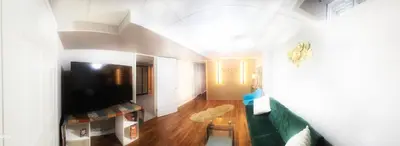 a living room with a flat screen tv at 70 percent Off Luxurious Hot Tub,Sauna, 2000Sqft of Private in Vaughan