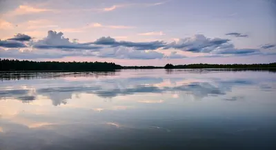 a large body of water with clouds in the sky at The Balmoral at Duck Lake in Carden