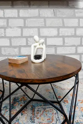 a wooden table with a telephone on top of it at Downtown Cozy 1BR Condo- Steps from Lake & King street in Toronto