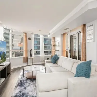 Sky Retreat | 2BR-2BA High Floor | 180° City View