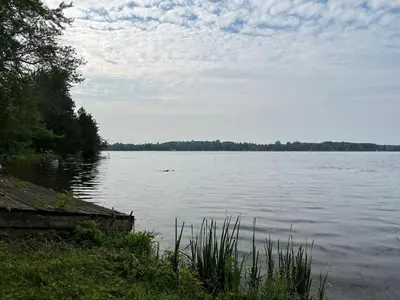 a view of a large body of water at 3-bedroom Lakefront Villa #2 in Lakefield