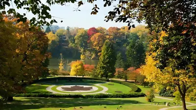 a park with a clock in the middle of it at Westend Suites - Beautifully Furnished 3BR Apartment Close to High Park in Toronto