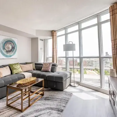 Corner 2 Bedroom 2 Bathroom Condo Balcony Iceboat Terrace Downtown Toronto
