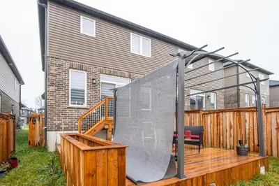 a ramp on a deck with a house at Comfy 3 Bed woodstock Escape in Woodstock