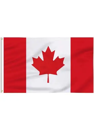 an illustration of a canadian flag with a red maple leaf at Cozy Suite in Milton ON Keyless Entry No Pets in Milton