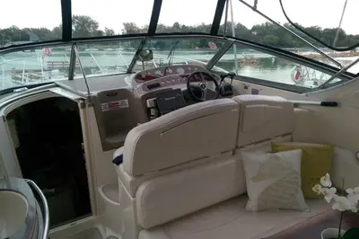 a view of the cockpit of a boat at Bobs Yer Uncle in Port Dalhousie in St. Catharines