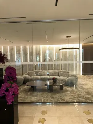 a living room with a couch and a table at Entire Luxe Condo in Downtown Toronto in Toronto