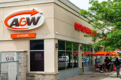 a kaw sign on the side of a building at Spacious 3-Bedroom SkyLoft with Beautiful City Views and Parking in Toronto