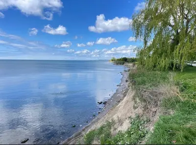 a view of the shore of a body of water at Beautiful Lake Side Neighbourhood Home in Ajax, ON in Ajax