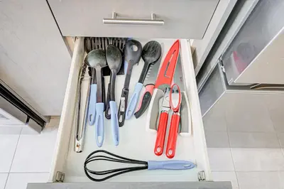 a drawer filled with different types of utensils at Modern Spacious Luxury detached-House new in RH in Richmond Hill