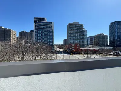 a view of a city skyline with tall buildings at Brand New Chic Townhouse in Toronto close to Yonge in Toronto