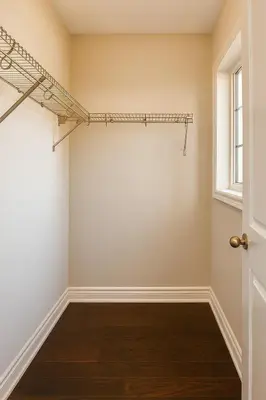 an empty room with a closet and a window at Cozy 3 Bed Whole Rental Home for your stay! in Brampton
