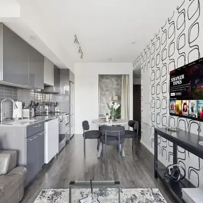 Bright Downtown Condo with City Views & Comfort