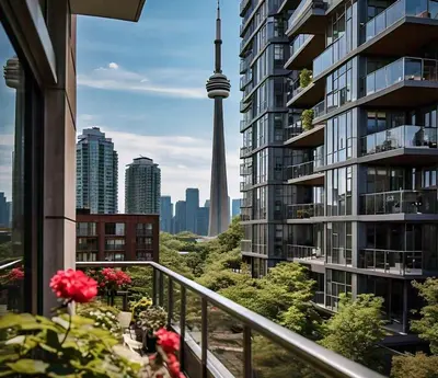 Gallery image of Vibrant City Stay 2BR Free parking & Wi-Fi in Toronto