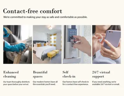 a collage of photos of a hospital room with a person holding a phone at New Bright 1BR Basement Suite in York in Toronto