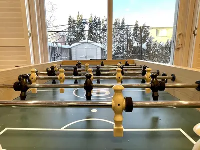 a group of billiard balls on a table at Maison Laurier, Modern 5B4B Home Inc BSMT Free parking, Close to trails in Richmond Hill