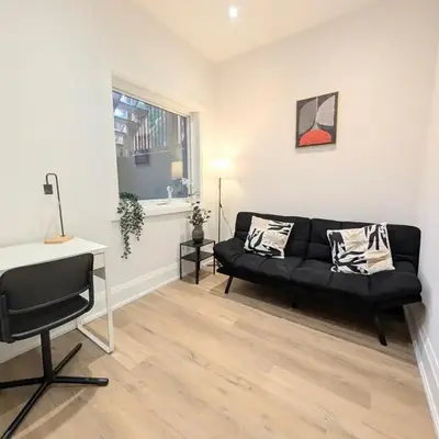 Luxury 1BR plus den walkout basement
