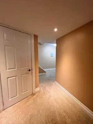 an empty room with a door and a wall at The Bards Roost - 3BR King Ensuite Family Friendly in Stratford