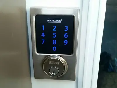 an alarm clock on the side of a door at Private Suite With Private Entrance - Entire Place in Toronto