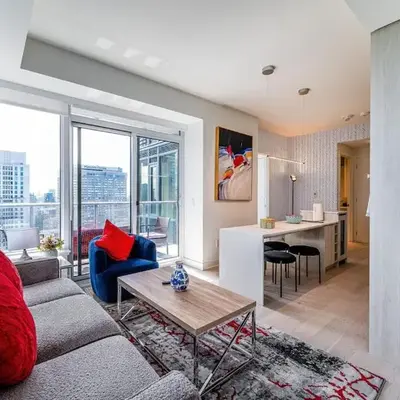Luxury Yorkville Two Bedroom Condo With Views and Parking