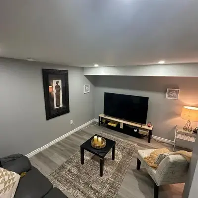 1 Bedroom Basement with parking and Backyard