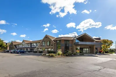 a rendering of a building with a parking lot at Comfort Inn in Burlington