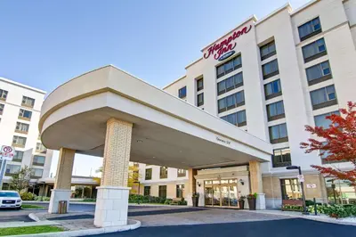 a rendering of a hotel building at Hampton Inn by Hilton Toronto Airport Corporate Centre in Toronto