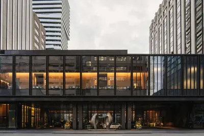 an office building with a lot of windows at Park Hyatt Toronto in Toronto