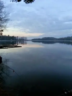 a view of a large body of water at Noble Motel in Norland