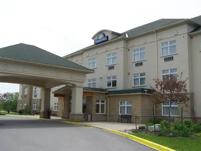 a rendering of the front of a hotel at Days Inn by Wyndham Orillia in Orillia