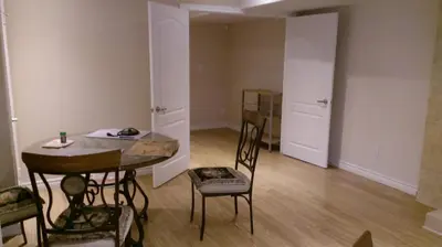 a room with a table and chairs and a dining room at HB Guest Home 4 in Waterloo