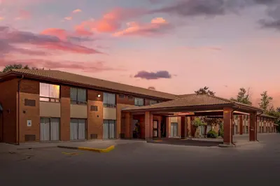 a rendering of a hotel with a building at Comfort Inn in Brantford