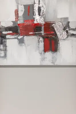 a close up of a painting of a red object at ENTIRE 2 BEDROOM APARTMENT UPTOWN WATERLOO - e1 in Waterloo