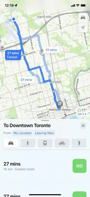 a screenshot of a map of the new to downtown toronto at Modern Lux Family Rooms - KingBed - Near Sheppard W Station Toronto in Toronto